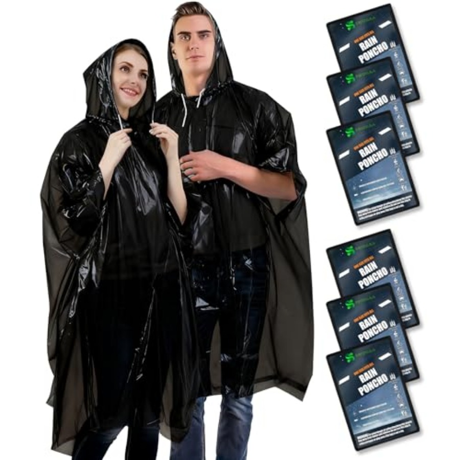 Emergency Poncho Rain - Disposable Rain Ponchos for /Adults 10