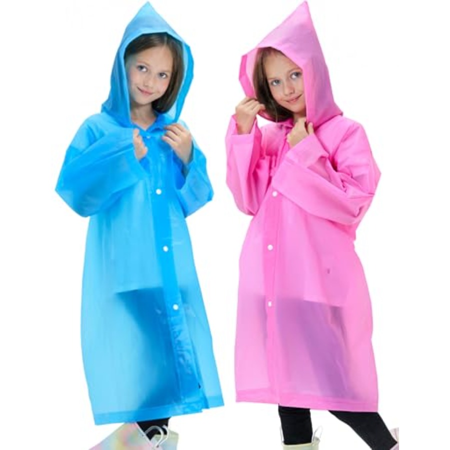 2 Pack Reusable Waterproof Rai - Emergency Poncho Rain review and price