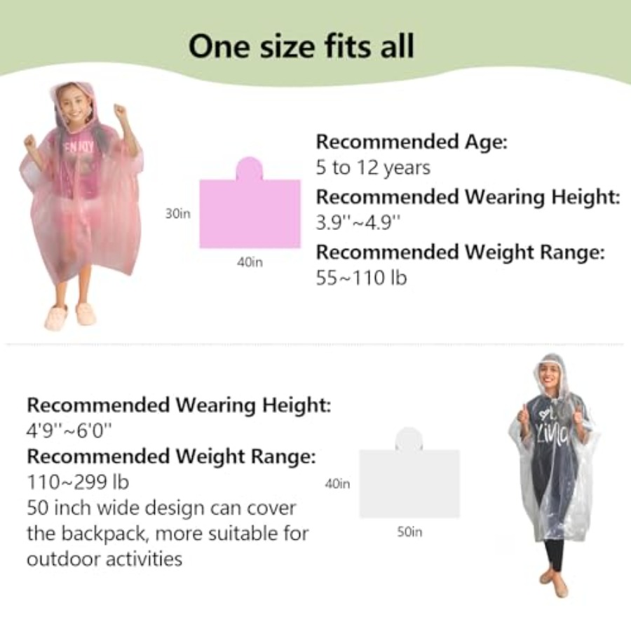 Emergency Disposable Rain Ponc - Emergency Poncho Rain review and price