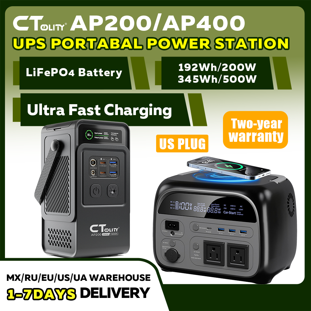CTOLITY AP200 AP400 200W/500W  - Solar Emergency Charger review and price