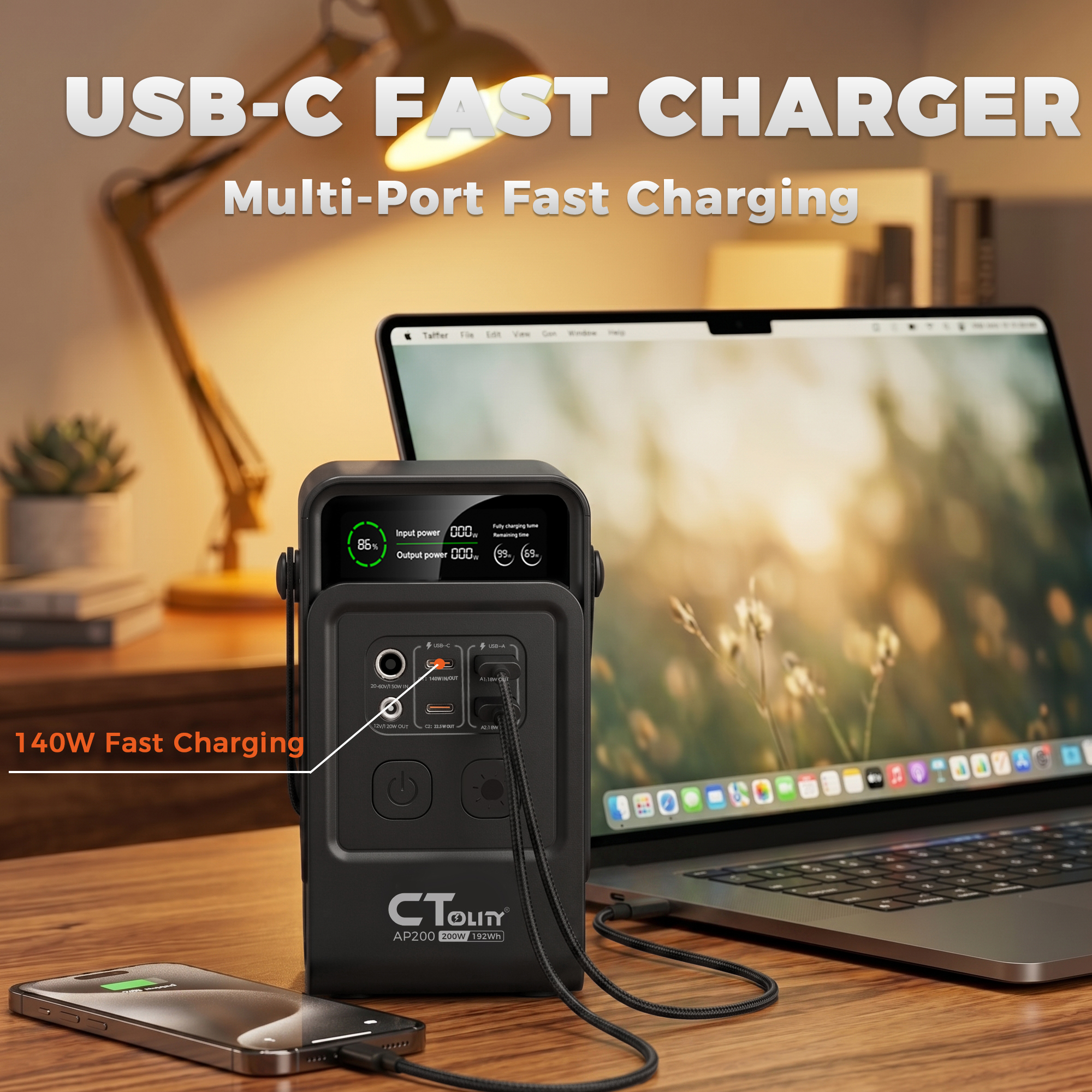 CTOLITY AP200 AP400 200W/500W  - Solar Emergency Charger review and price