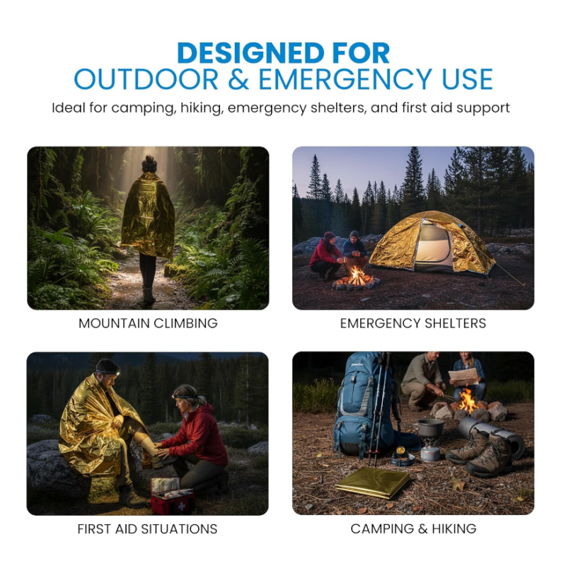 10 Pack Gold Reflective Emerge - Survival Blanket Reflective review and price