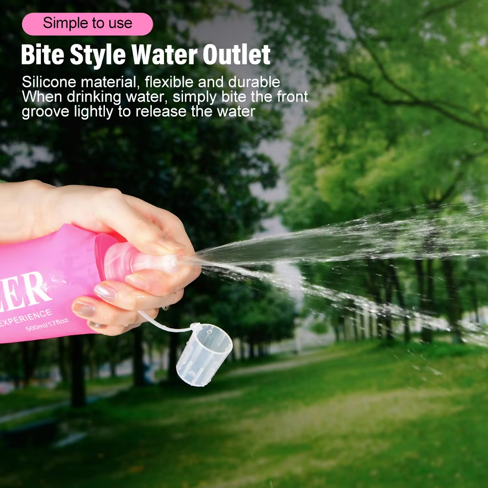 Folding Water Bottle TPU BPA-F - Water Bag Collapsible review and price