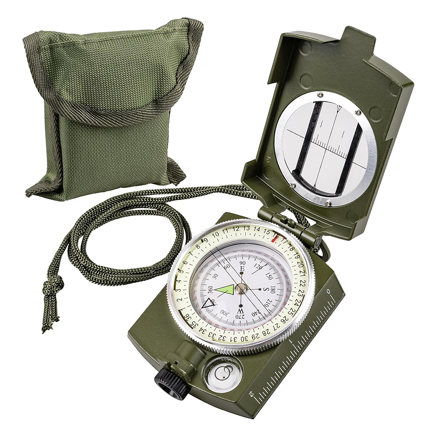 Tactical Survival Compass - Wa - Compass Lensatic review and price