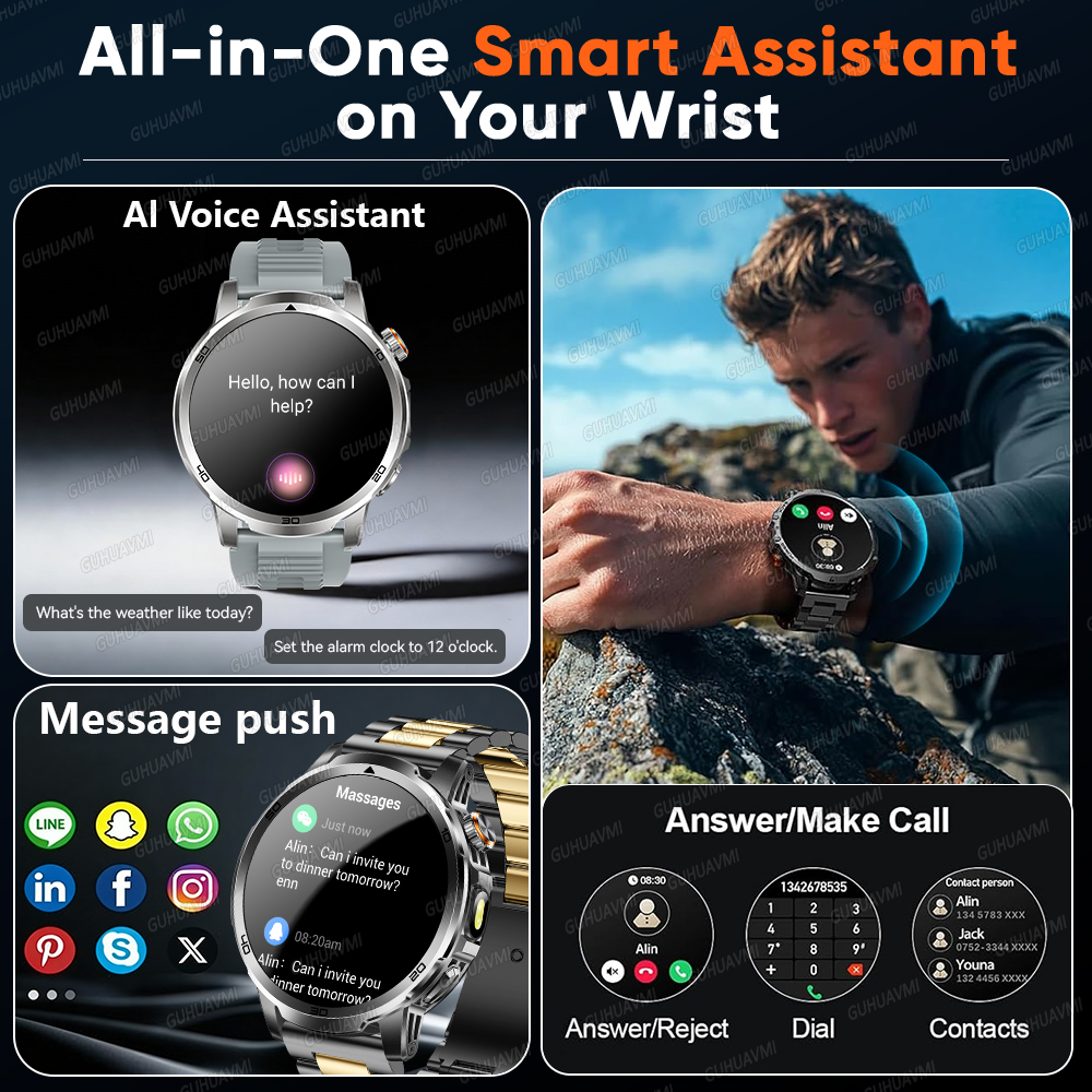 2026 New outdoor Smart watch M - Compass Lensatic review and price