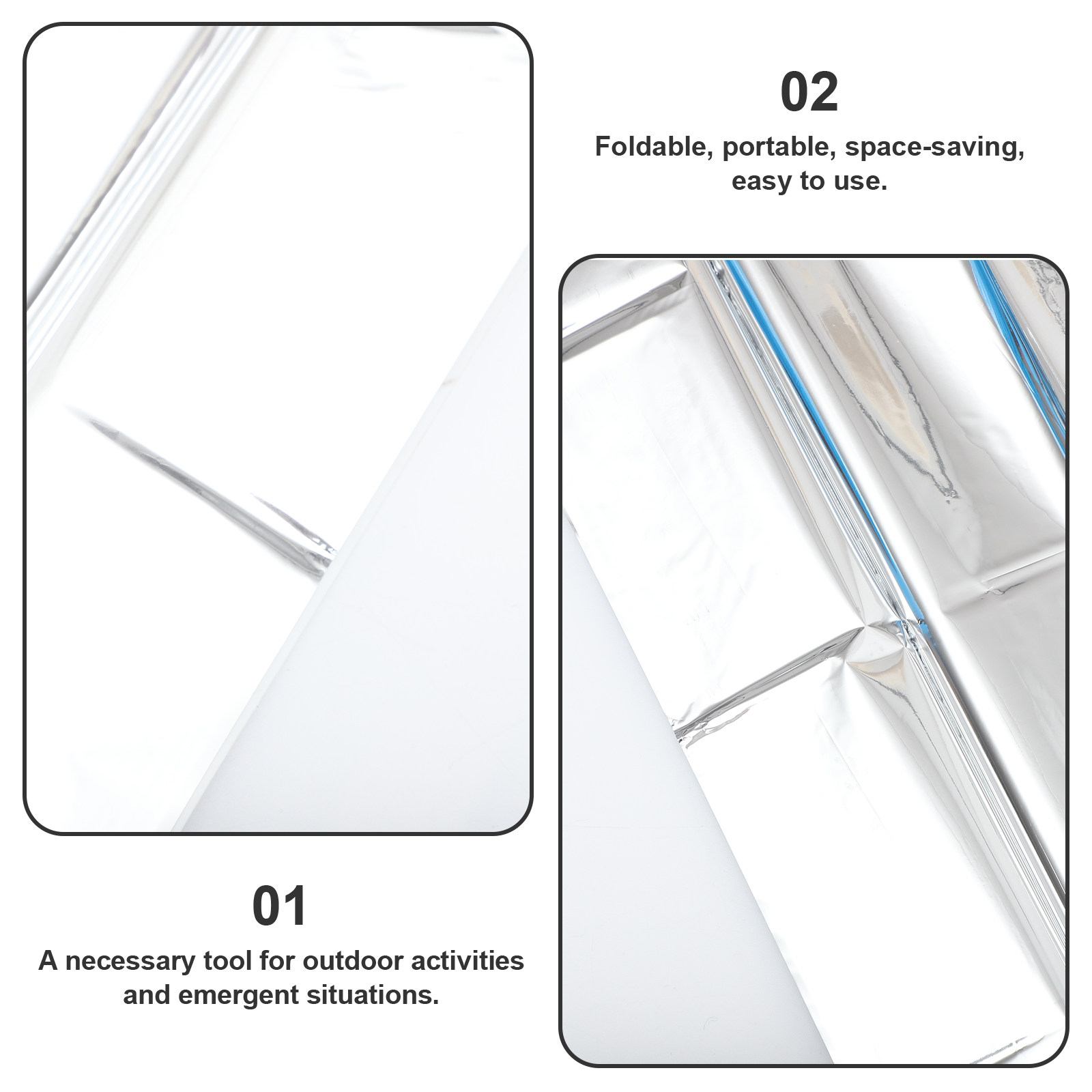 2Pcs Survival Emergency Warm B - Survival Blanket Reflective review and price