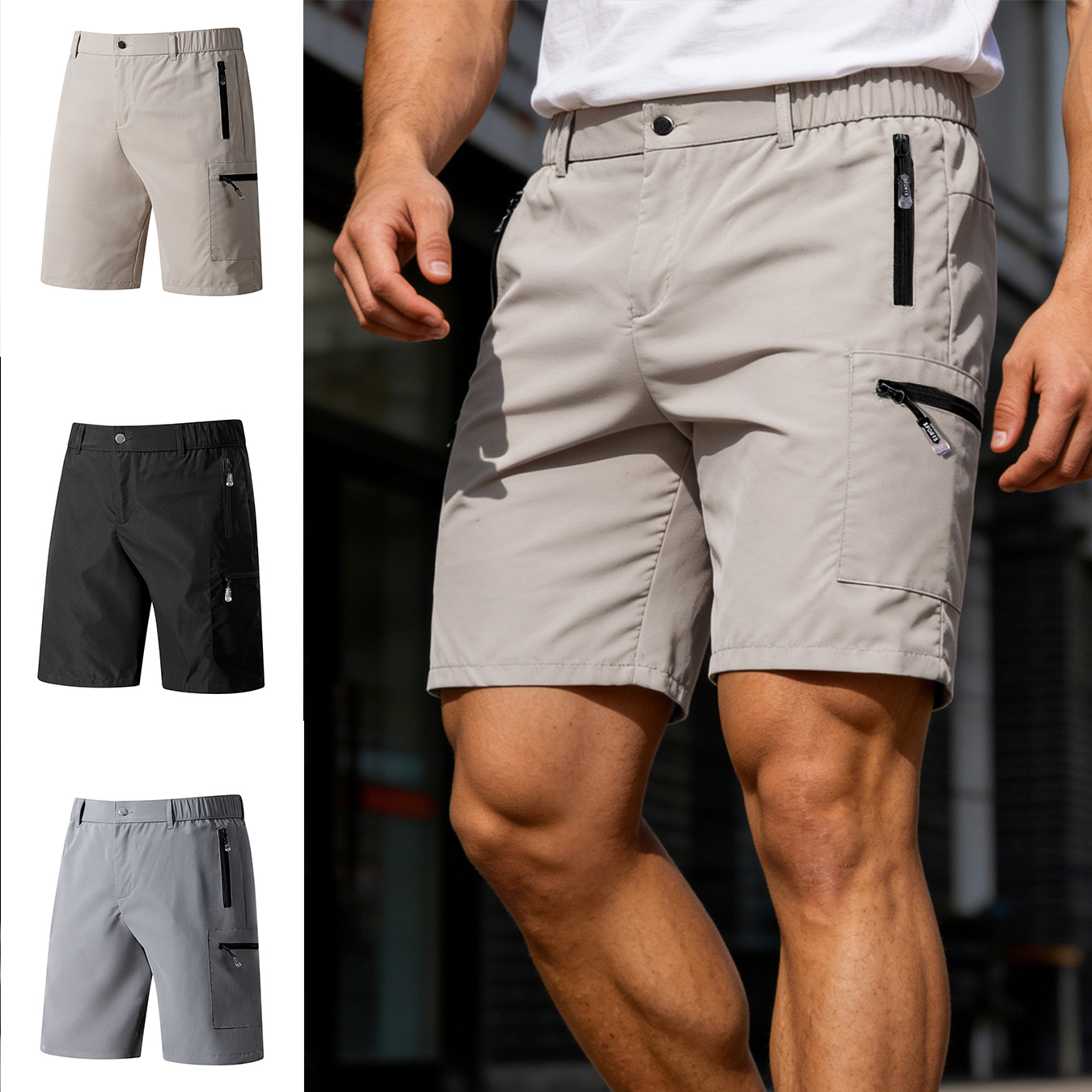 Men's Short Cargo Shorts Multi - Fishing Kit Compact review and price