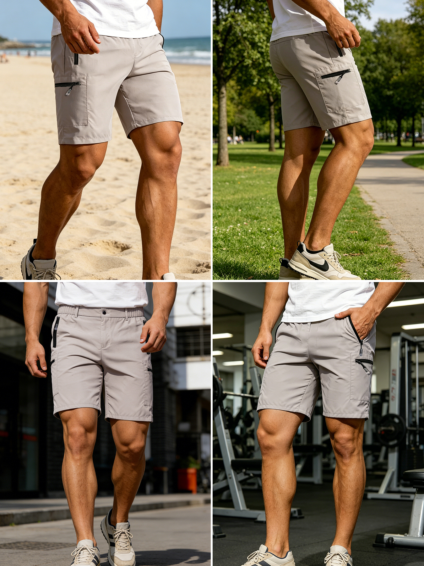 Men's Short Cargo Shorts Multi - Fishing Kit Compact review and price
