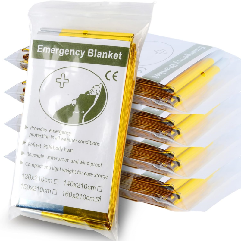 5PCS Dual Color Silver Gold My - Survival Blanket Reflective review and price