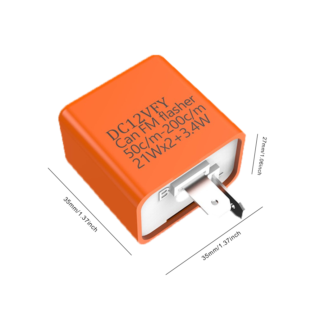 2Pin Motorcycle LED Flasher Re - Signal Panel Orange review and price