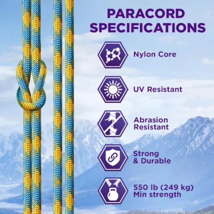 Reflective Paracord Rope 1000  - Para Cord 1000Ft review and price