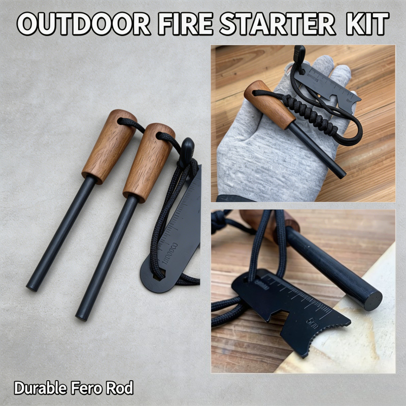 2-in-1 Bushcraft Magnesium Fir - Magnesium Fire Starter review and price