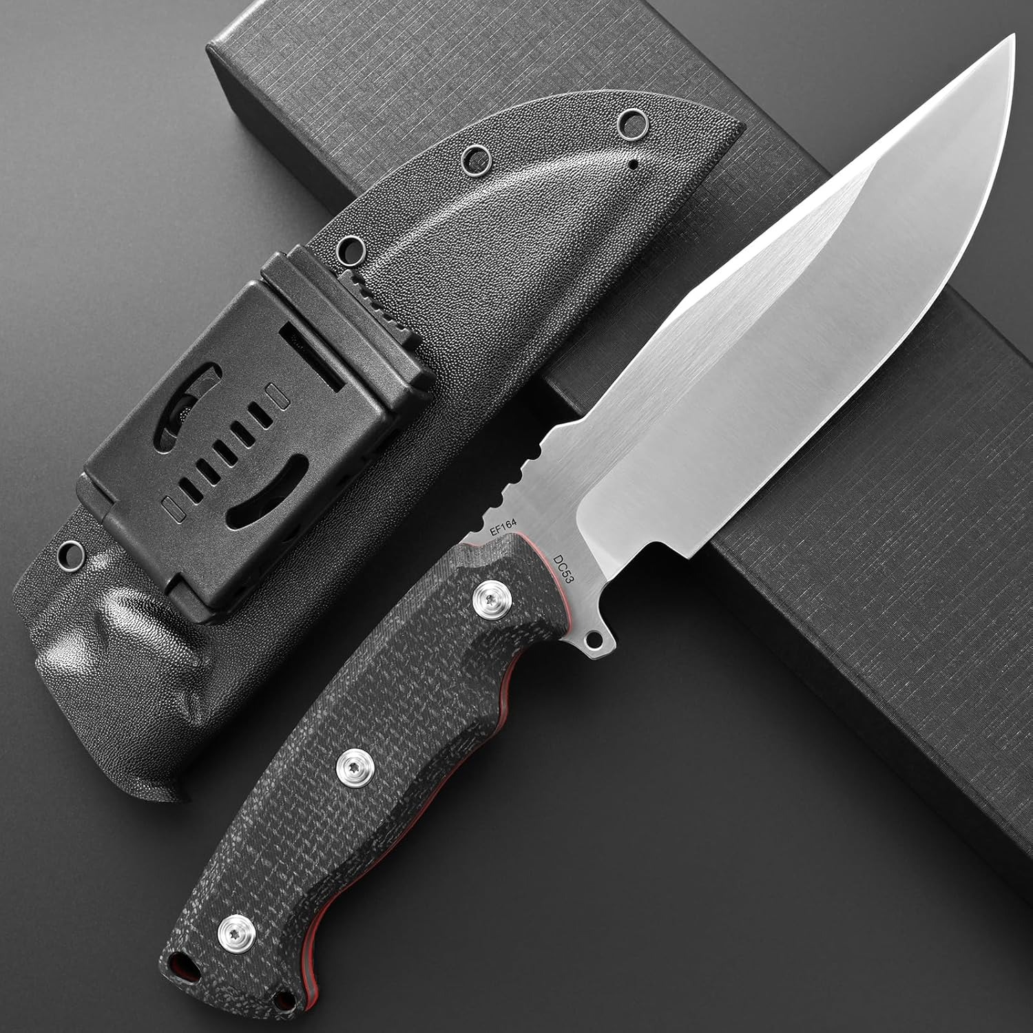 Eafengrow EF164 Fixed Blade Kn - Bushcraft Knife Fixed review and price
