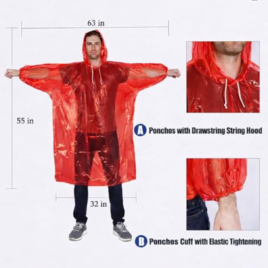 Mindful Design Rain Ponchos wi - Emergency Poncho Rain review and price