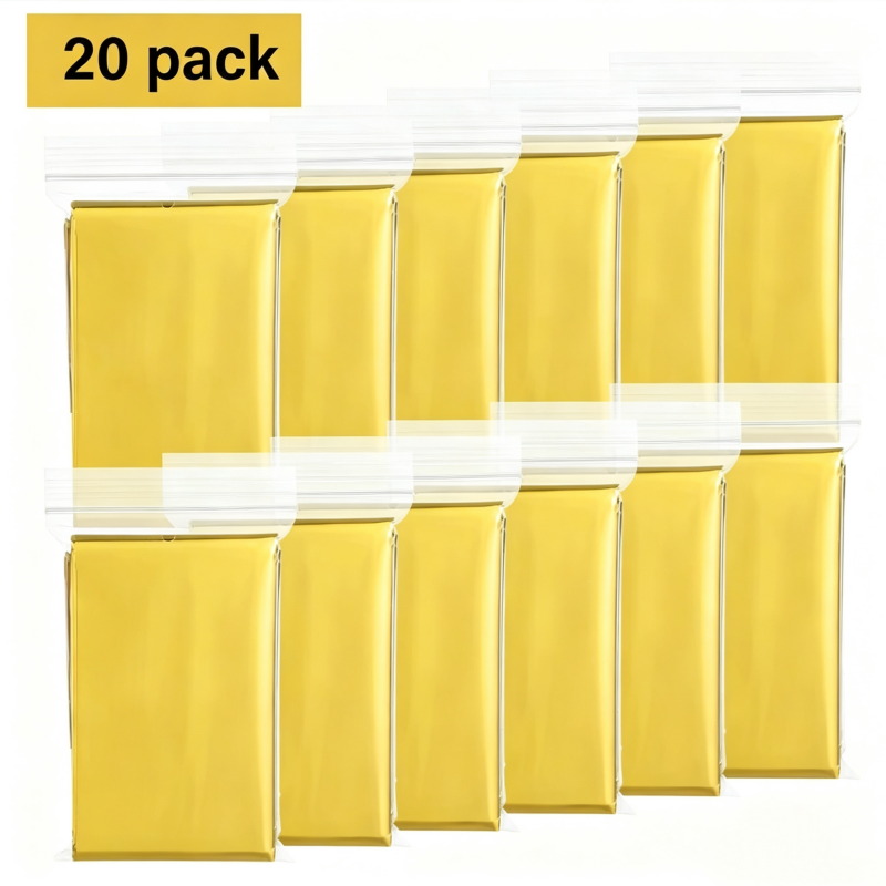 Wholesale 20 Pack Giant 83x63  - Survival Blanket Reflective review and price