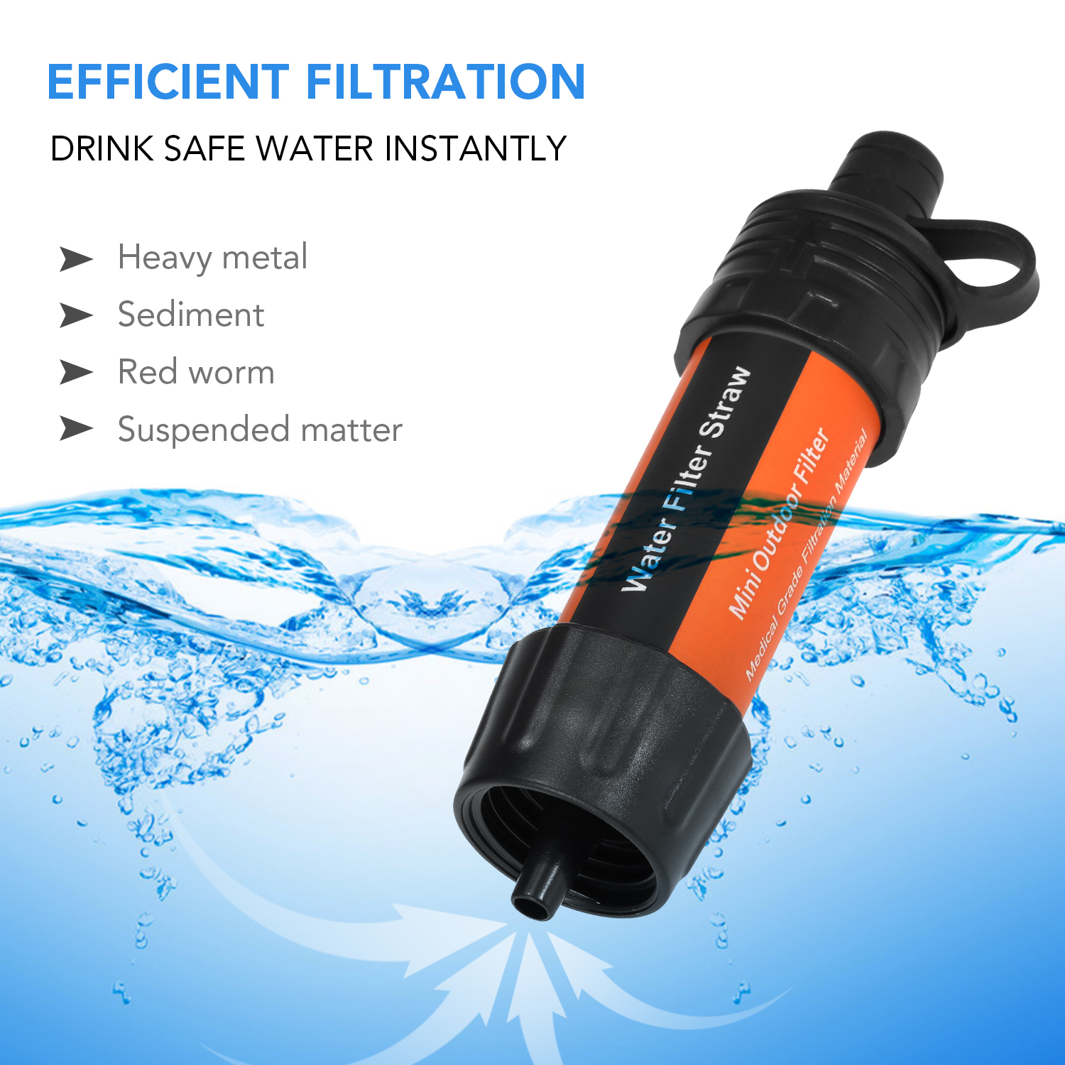 Outdoor Water Filter Straw Wat - Water Purification Straw review and price