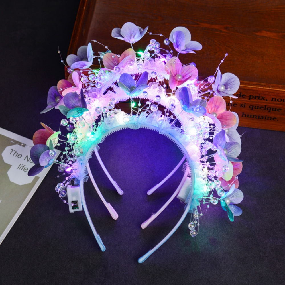 Glowing Flower Butterfly Headb - Sos Light Strobe review and price