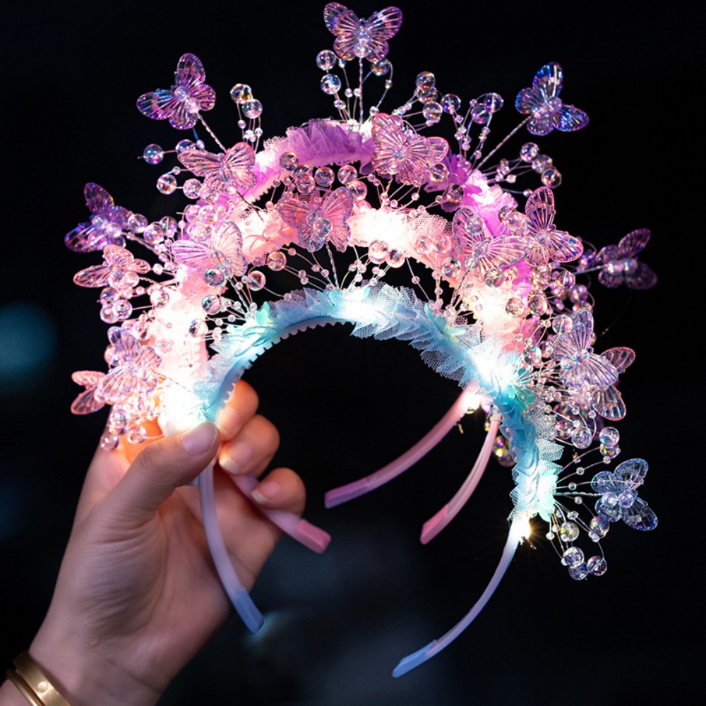 Glowing Flower Butterfly Headb - Sos Light Strobe review and price