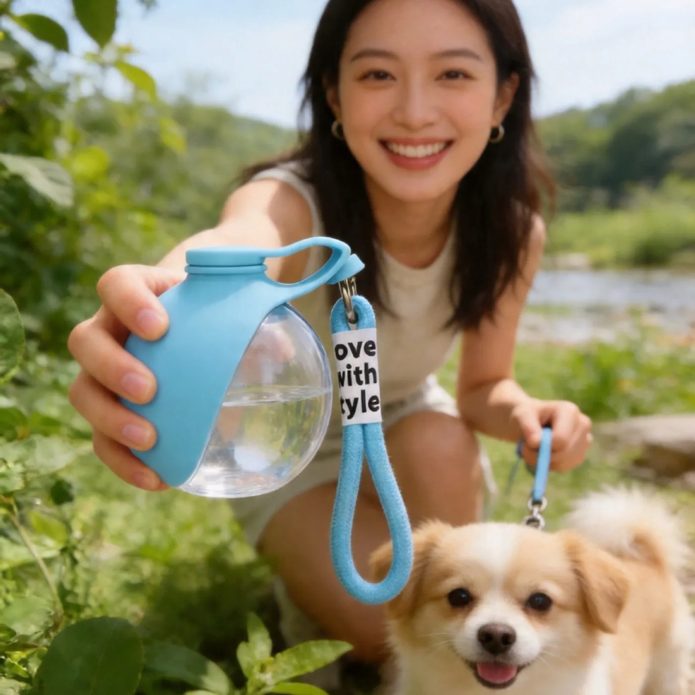 Portable 2-in-1 water bottle f - Water Bag Collapsible review and price
