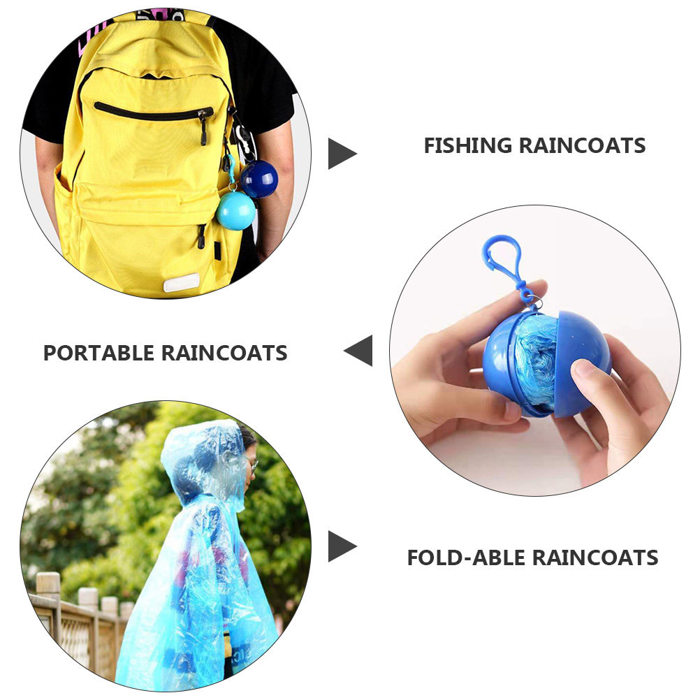 4Pcs Portable Waterproof Rain  - Emergency Poncho Rain review and price