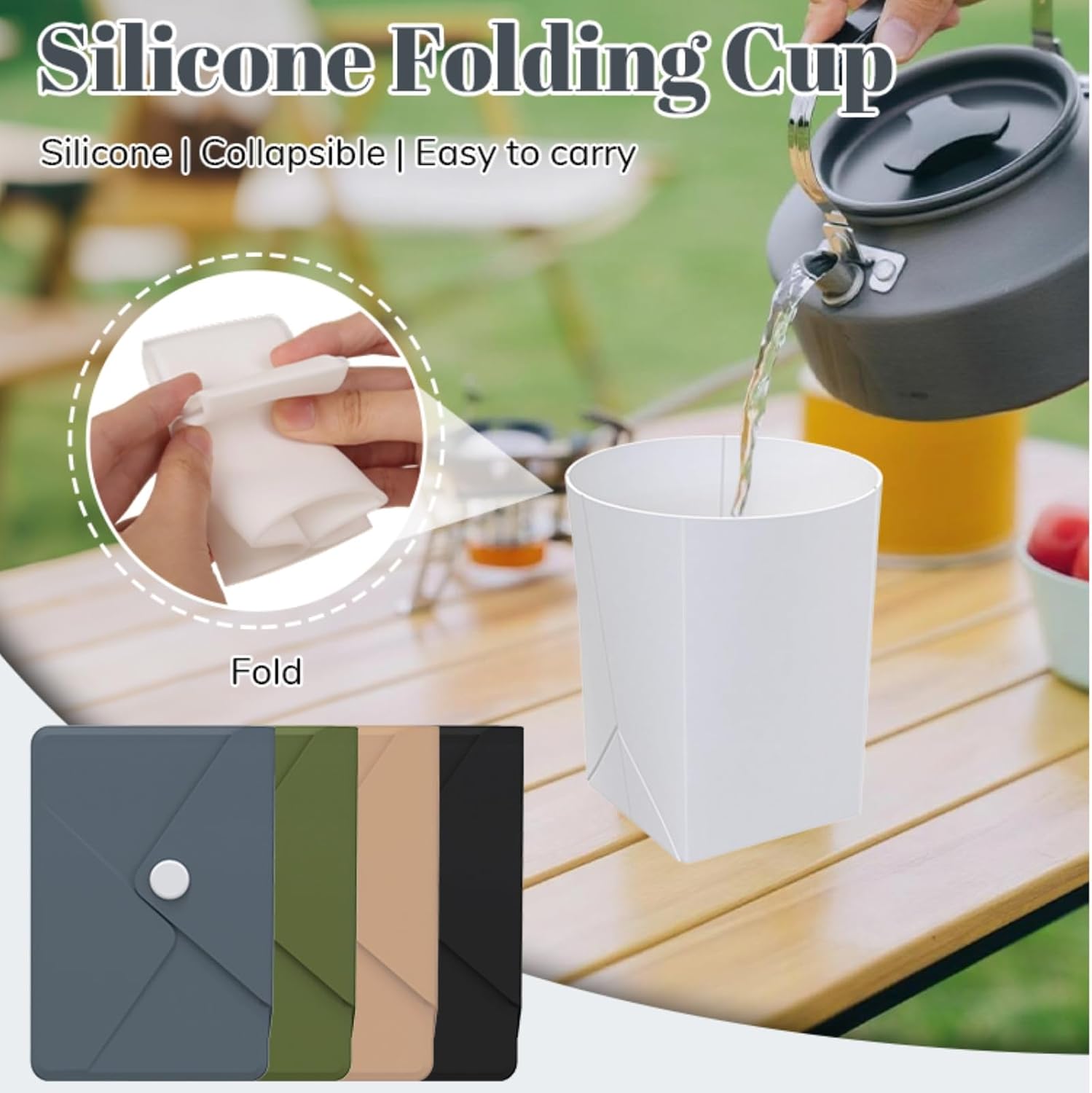 Silicone Collapsible Travel Cu - Water Bag Collapsible review and price