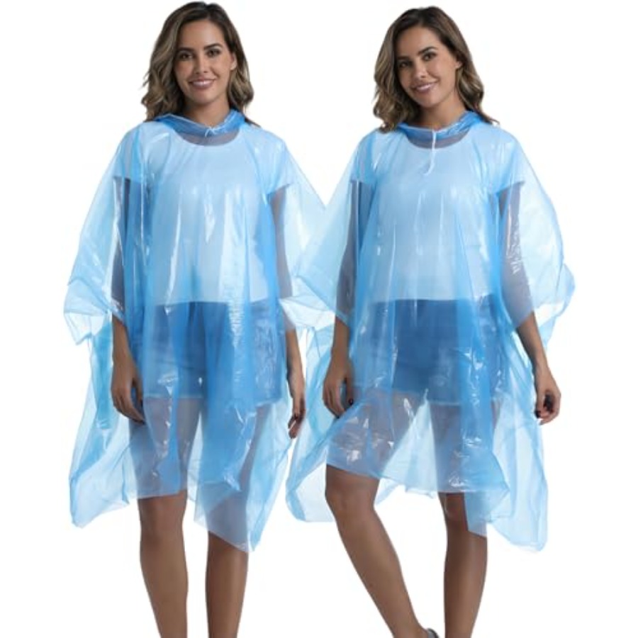 4/6/12 Pack Disposable Rain Po - Emergency Poncho Rain review and price