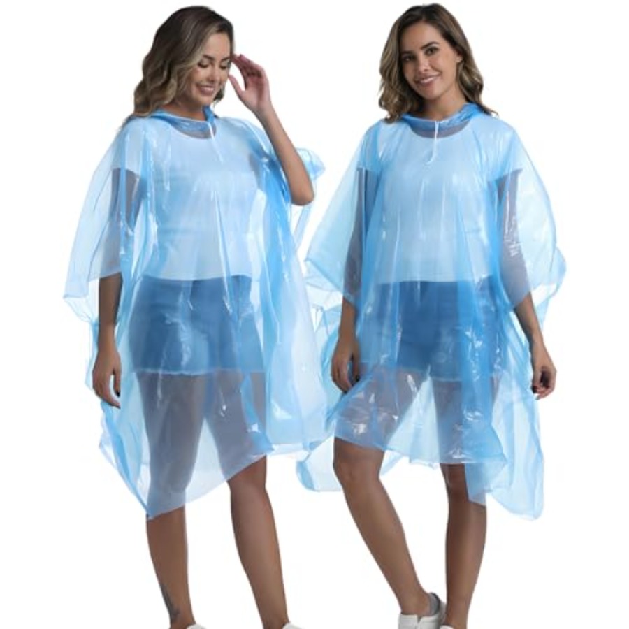 4/6/12 Pack Disposable Rain Po - Emergency Poncho Rain review and price