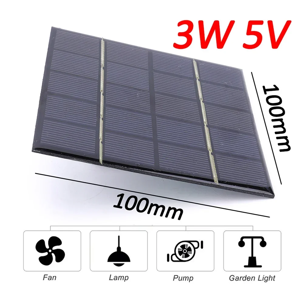 Solar Panel 3W 5V Solar Board  - Solar Emergency Charger review and price